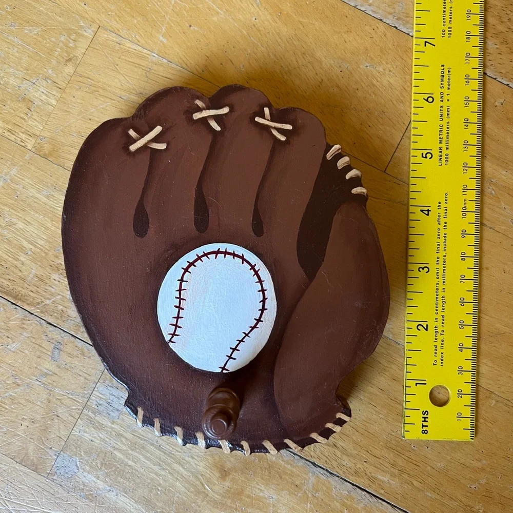 Vintage handmade Baseball Glove Coat Hook